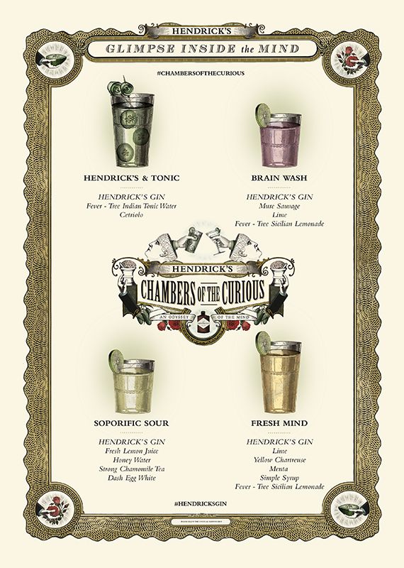 Hendrick’s Gin, i cocktail delle Chambers of the Curious - immagine 7