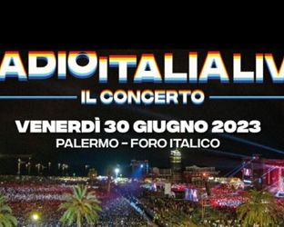 Radio Italia Live-Il concerto a Palermo: come seguirlo in diretta radio, tv, streaming e social