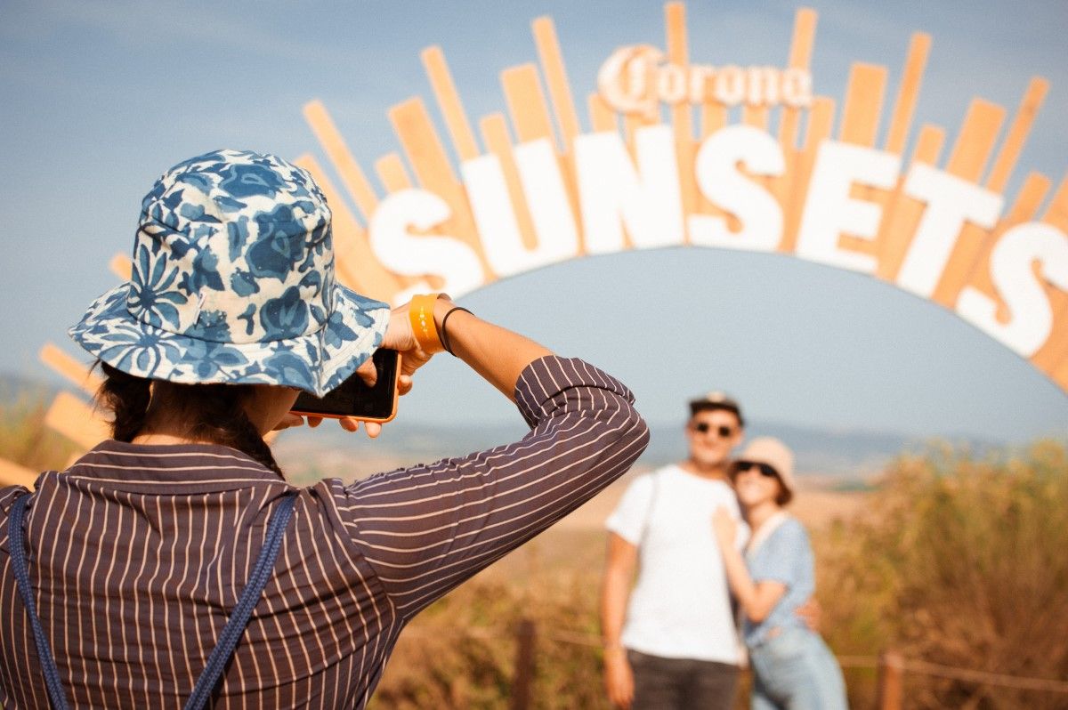 corona sunsets festival foto