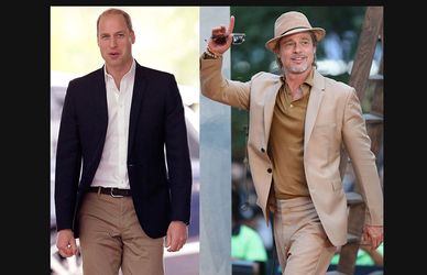 Pantaloni uomo 2020: dal principe William a Brad Pitt, come indossare i chinos in primavera