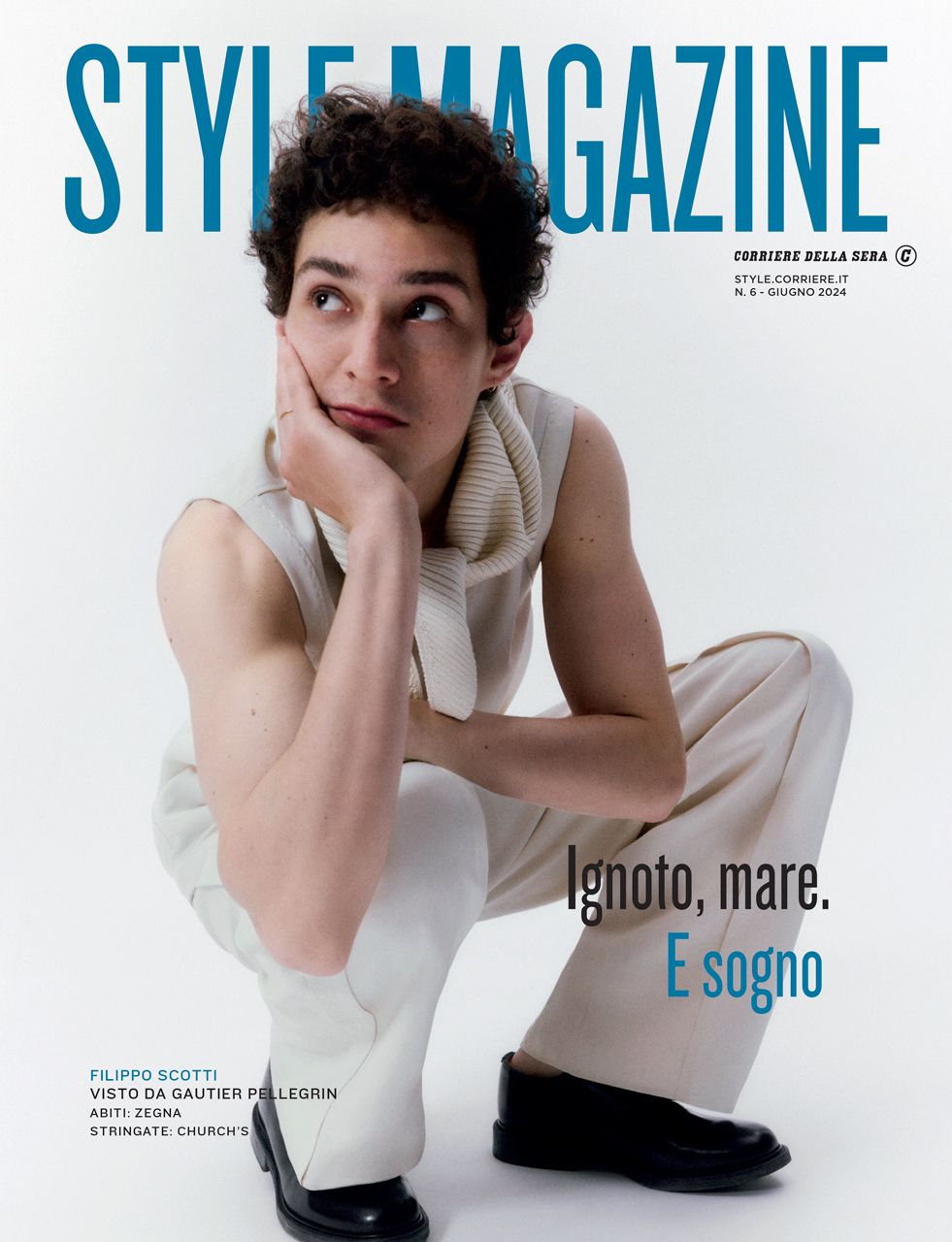 filippo scotti cover style magazine