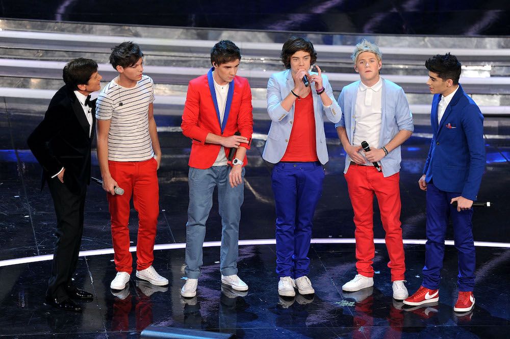 I One Direction ospiti al Festival di Sanremo 2012. Credit: Venturelli/Getty Images