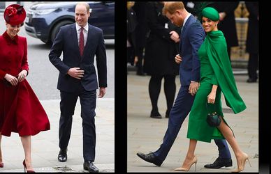 Harry e Meghan Markle, William e Kate Middleton, Commonwealth 2020: stile a confronto