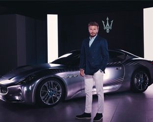 Maserati a Milano con il design delle Granturismo One Off. E David Beckham