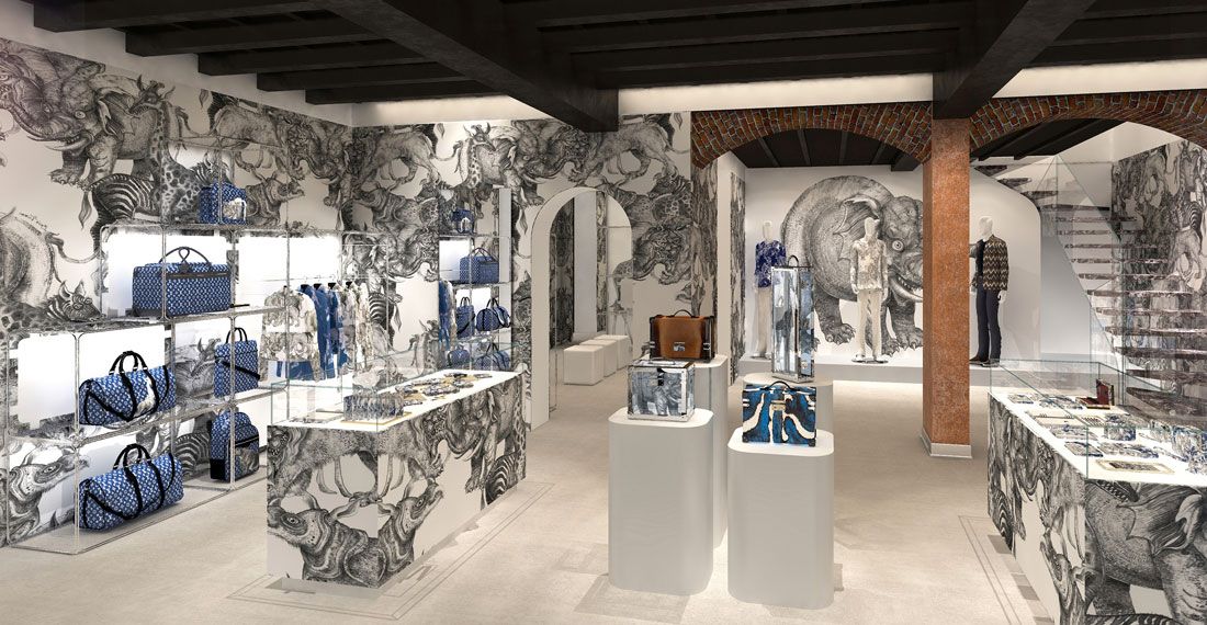 Louis Vuitton inaugura il suo primo pop-up store durante Milano Moda Uomo- immagine 2
