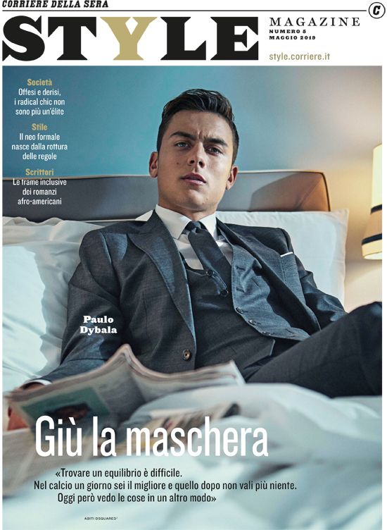 Take off your mask: With the May issue of Style we discover the new Dybala- immagine 2
