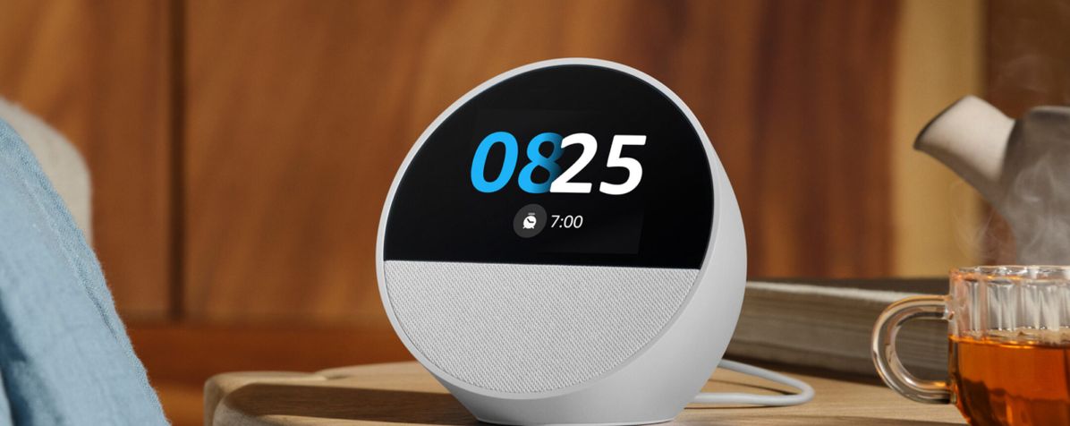 Con Echo Spot Amazon reinventa la morning routine