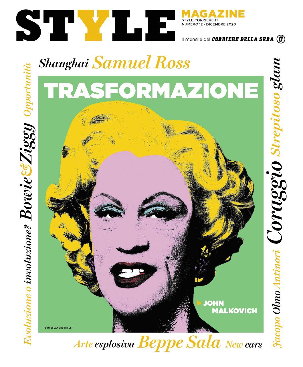 John Malkovich diventa Marilyn: Style dicembre parla della trasformazione- immagine 2