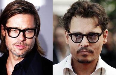 Da Brad Pitt a Johnny Depp: gli occhiali da vista uomo si indossano così