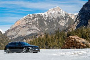 Audi presenta sulle nevi di Cortina la nuova A6 Avant