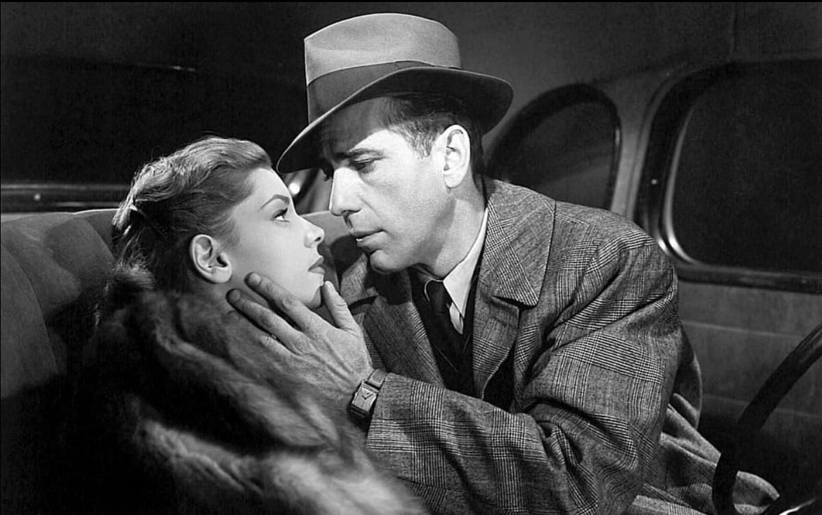 Lauren Bacall and Humphrey Bogart in Il grande sonno (1946)