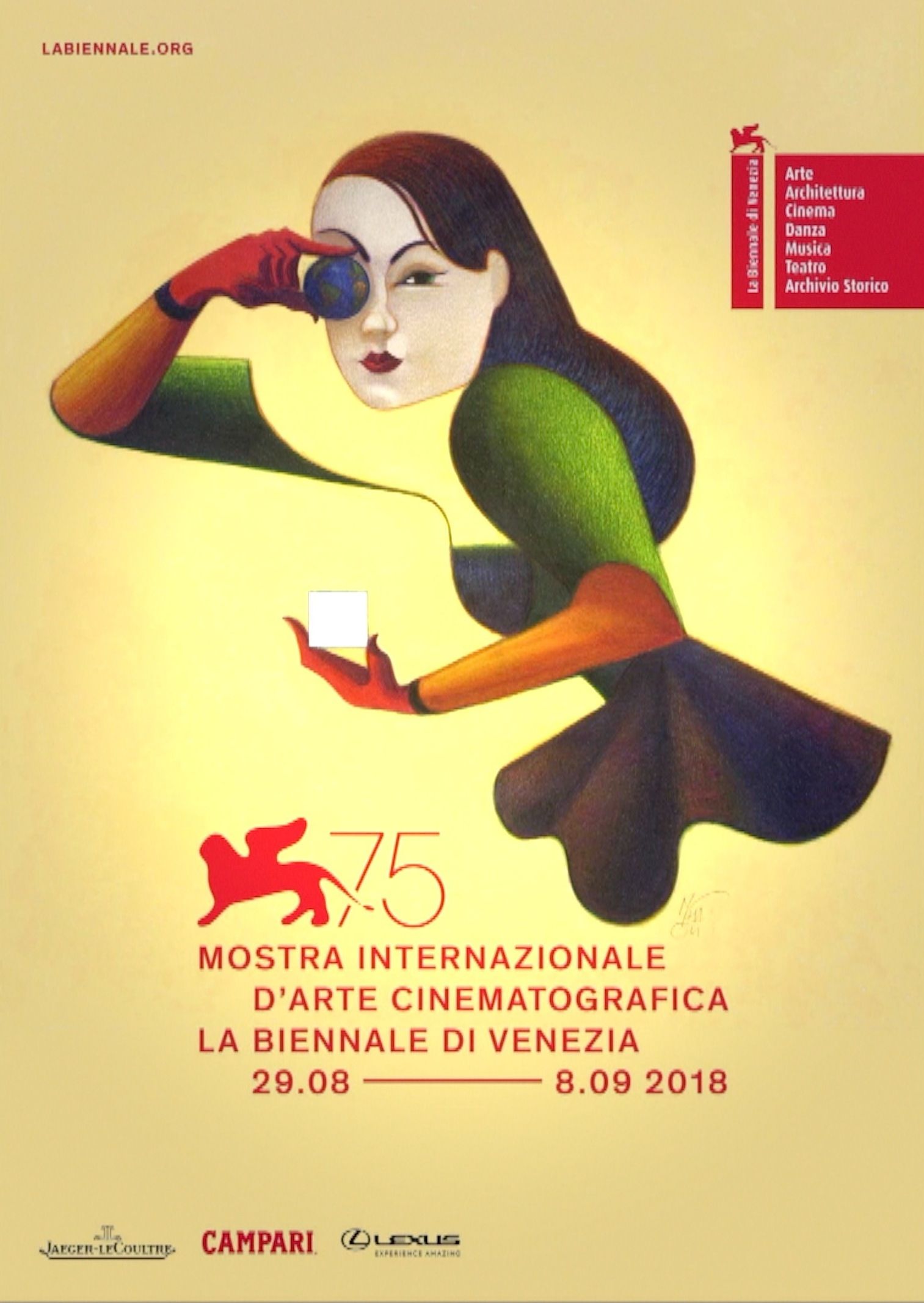 loranzo mattotti manifesto festival venezia 2018