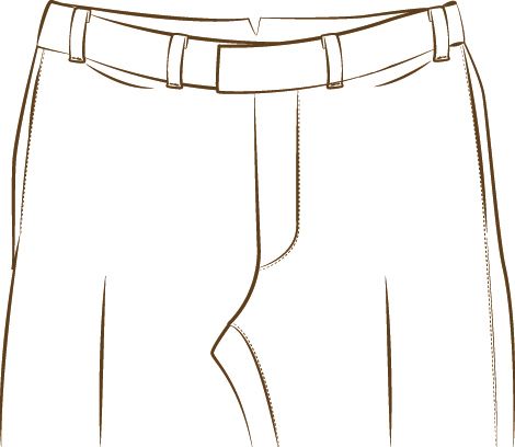 I dettagli dei pantaloni classici - immagine 5