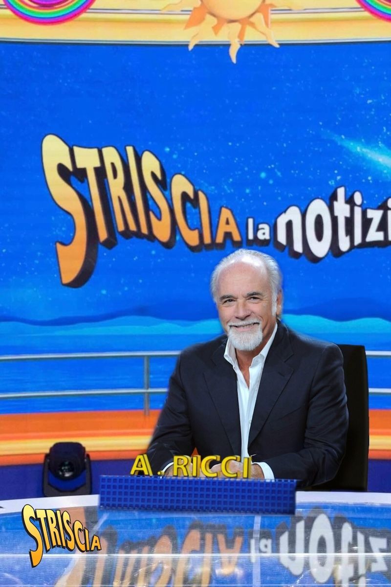 Antonio Ricci, ideatore di Striscia la Notizia. Credit: Ufficio Stampa Mediaset