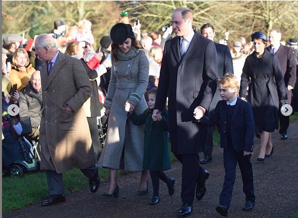 Kate Middleton principe william george charlotte carlo camilla regina elisabetta