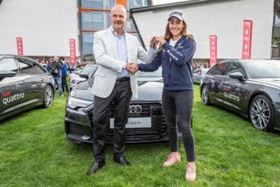 Audi consegna le auto ai campioni di sci