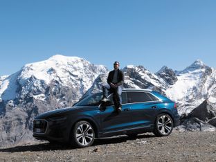 Sullo Stelvio con Dominik Paris e Audi Q8