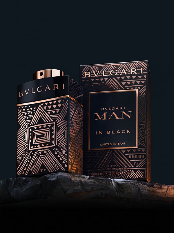 Bulgari Man in Black Essence e Laolu Senbanjo- immagine 1