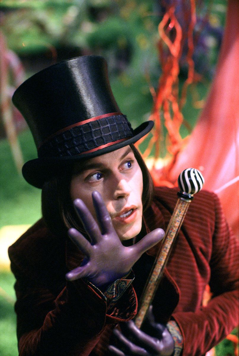La fabbrica di cioccolato (2005) di Tim Burton, con Johnny Depp