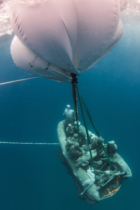 Le eco-sculture del museo sottomarino di Lanzarote- immagine 1