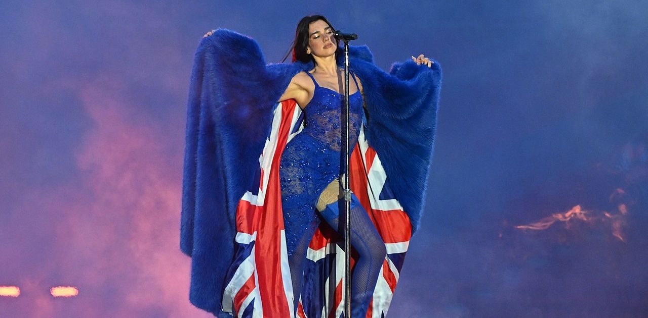 Abito Union Jack Da Donna Rosso, Bianco E Blu Union Jack Flag Classic Bodycon Dress Icone Musicali Anni 90 Brit Pop Ve Day Costume Da Incoronazione Del Re - Foto 13