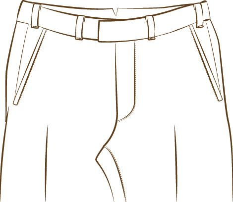 I dettagli dei pantaloni classici - immagine 6