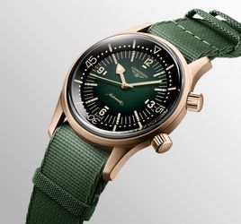 Longines sceglie il bronzo per il nuovo orologio Legend Diver