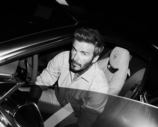 David Beckham ha guidato per primo la nuova Maserati Granturismo: «È l’essenza dell’Italian style»