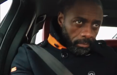 Idris Elba in Belgio: un test drive da urlo