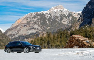 Audi presenta sulle nevi di Cortina la nuova A6 Avant