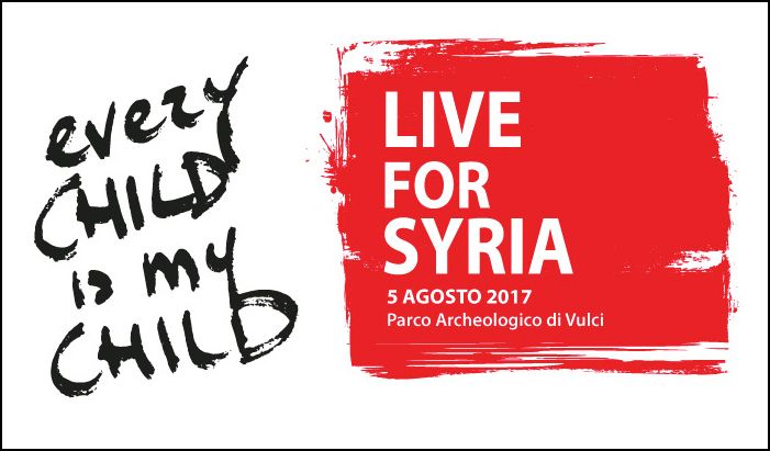 EVERY CHILD IS MY CHILD &#8211; Live for Syria: al via la prevendita- immagine 2