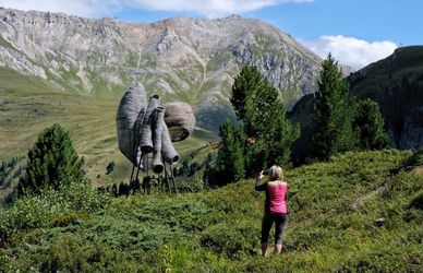 Arte open air: in Trentino le opere d’arte si ammirano nei boschi