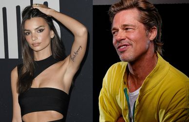 Brad Pitt il seduttore sedotto (di nuovo) dalla top model: il fascino di Emily Ratajkowski lo colpisce ancora