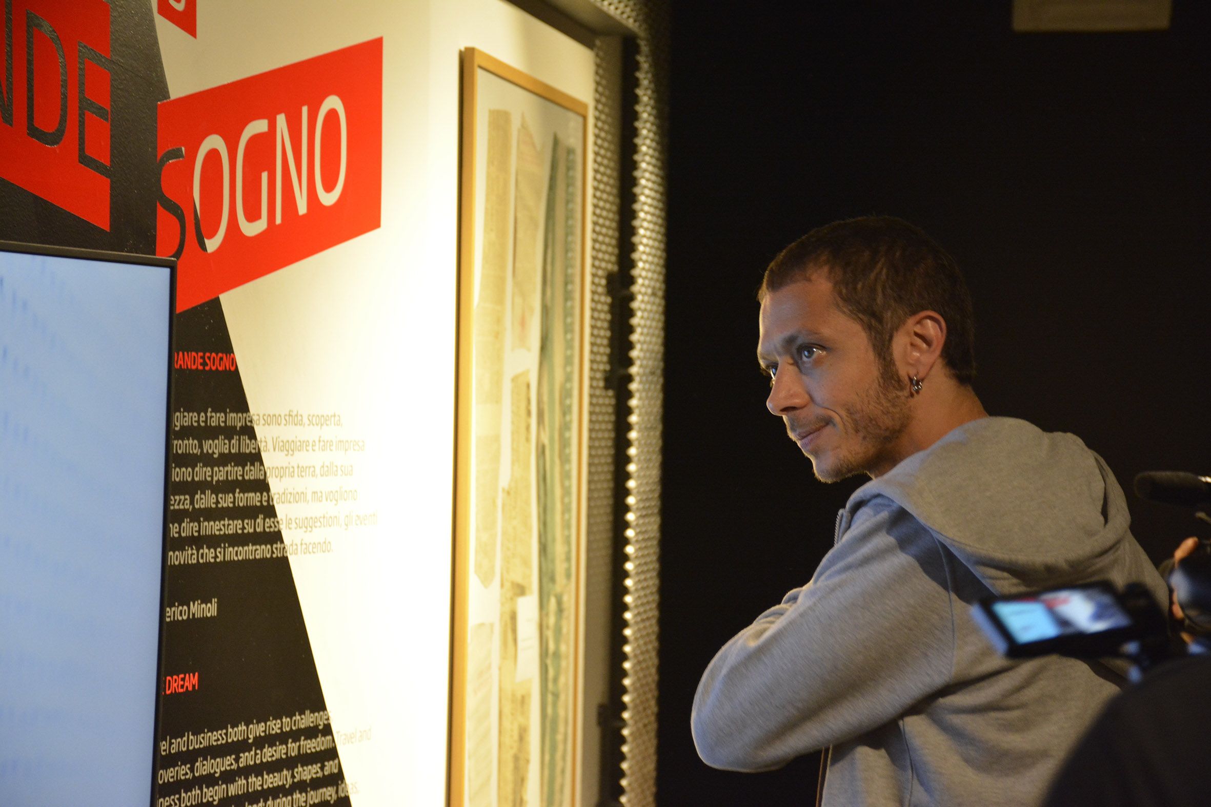 Valentino Rossi a Vicenza per il museo Dainese - immagine 2