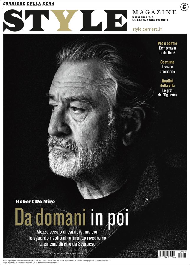 You talking to me? Robert De Niro in cover su Style- immagine 2