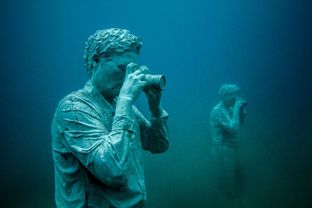 Nel Museo Atlántico di Lanzarote le sculture sono sott’acqua