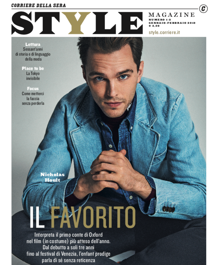 Nicholas Hoult, il Favorito: anteprima di Style gennaio-febbraio- immagine 2