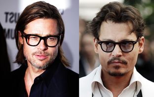 Da Brad Pitt a Johnny Depp: gli occhiali da vista uomo si indossano così