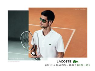 Novak Djokovic è il nuovo testimonial di Lacoste