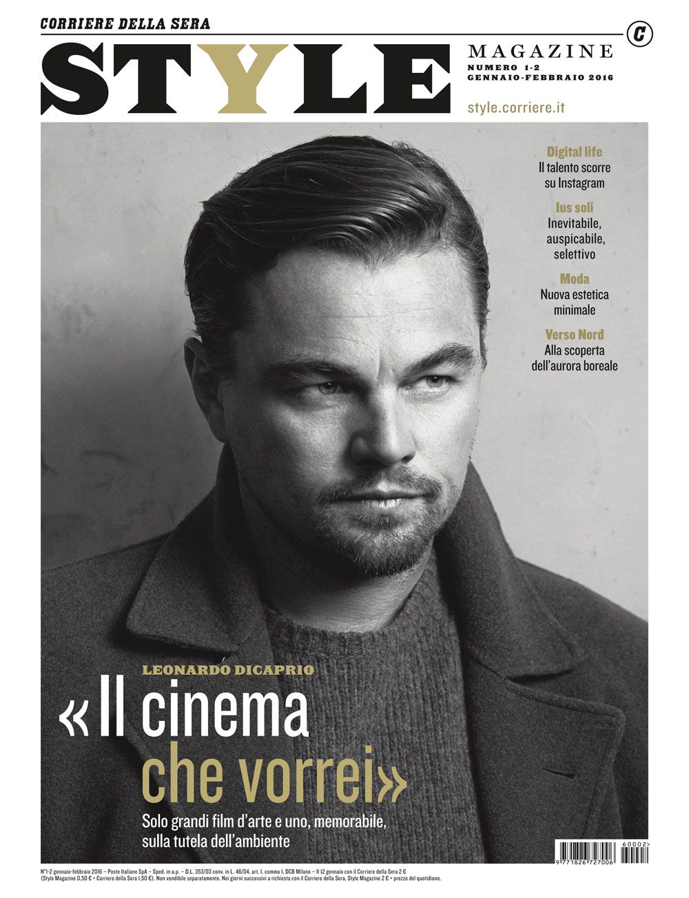 Style Magazine, cover preview Jan/Feb 2016- immagine 2