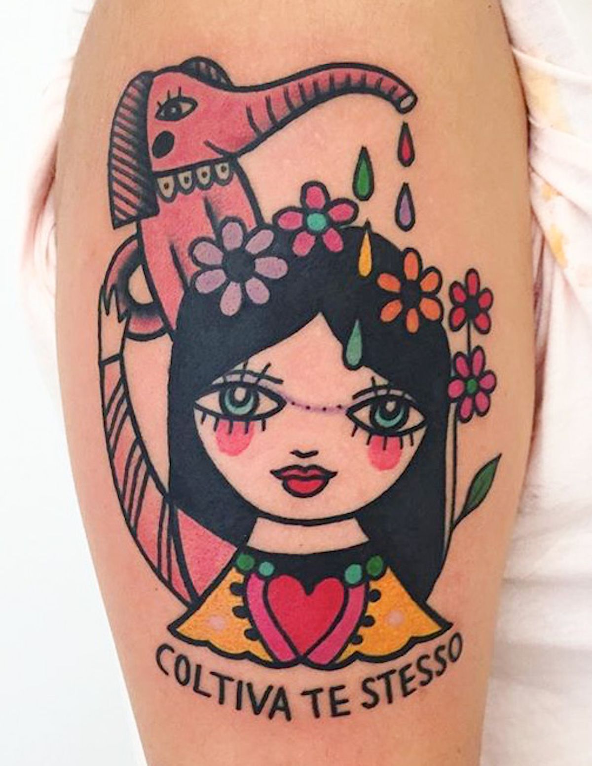 Amanda Toy: «Il tatuaggio (colorato) è terapeutico»- immagine 4