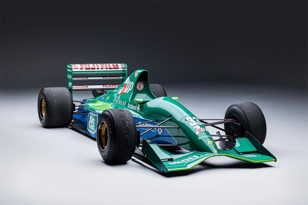 Schumacher, la Jordan 191 dell&#8217;esordio a Spa all&#8217;asta da Bonhams- immagine 2