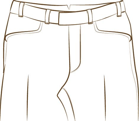 I dettagli dei pantaloni classici - immagine 7