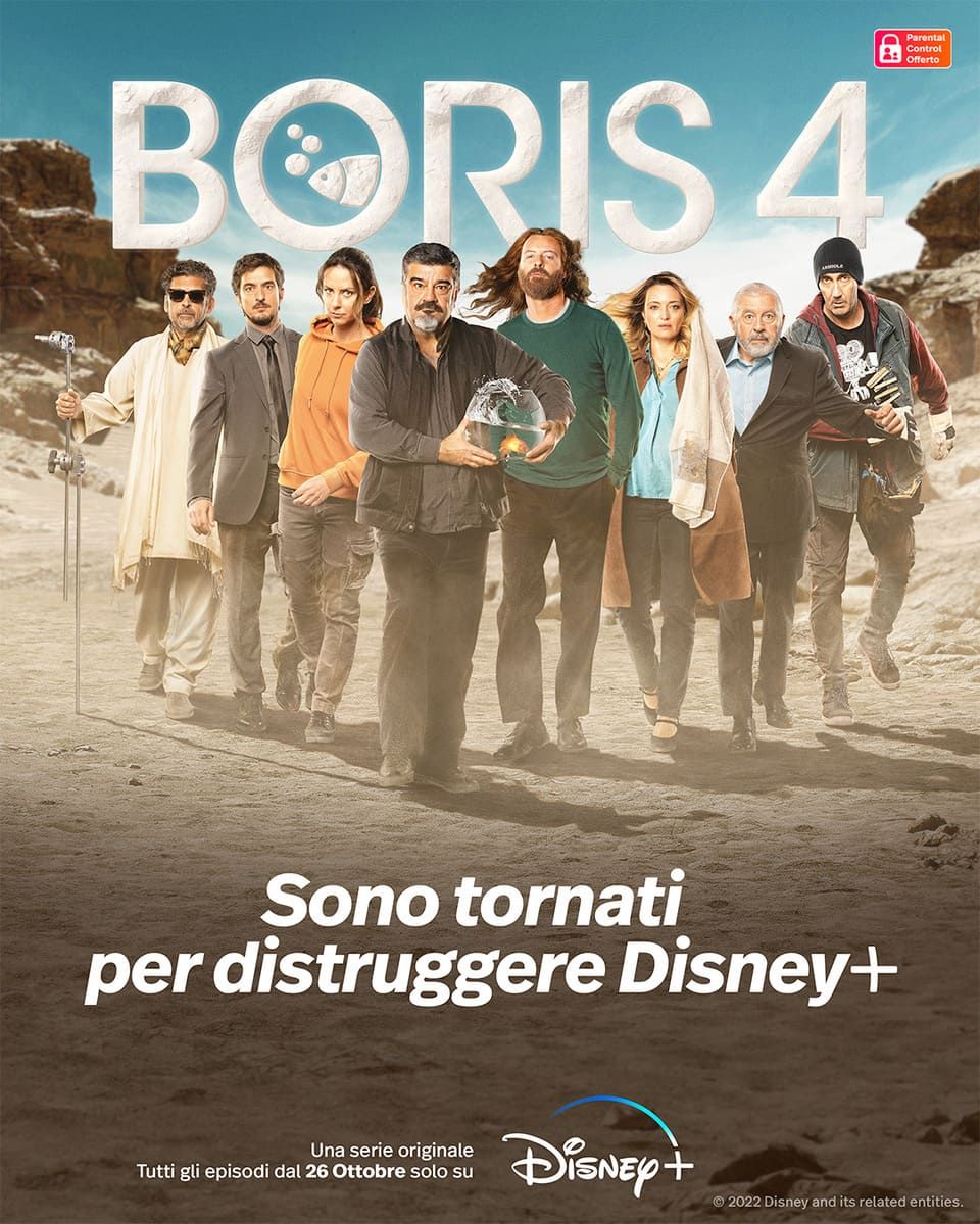 Boris 4, serie tv di Disney+