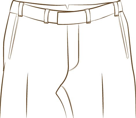 I dettagli dei pantaloni classici - immagine 3