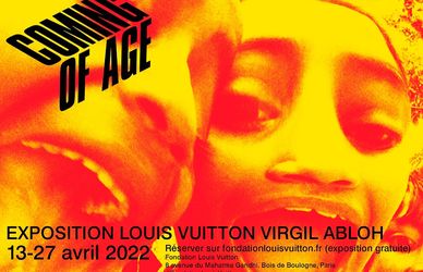 Coming of Age, la mostra di Virgil Abloh arriva a Parigi