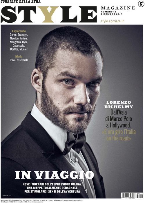 Travelling in Style. The December issue with Lorenzo Richelmy - Style