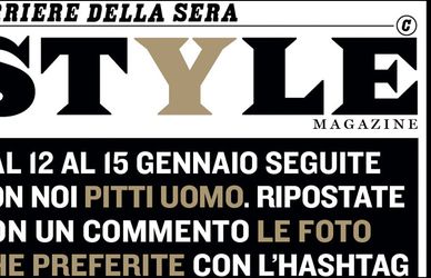 Style Magazine con Pitti Uomo 89